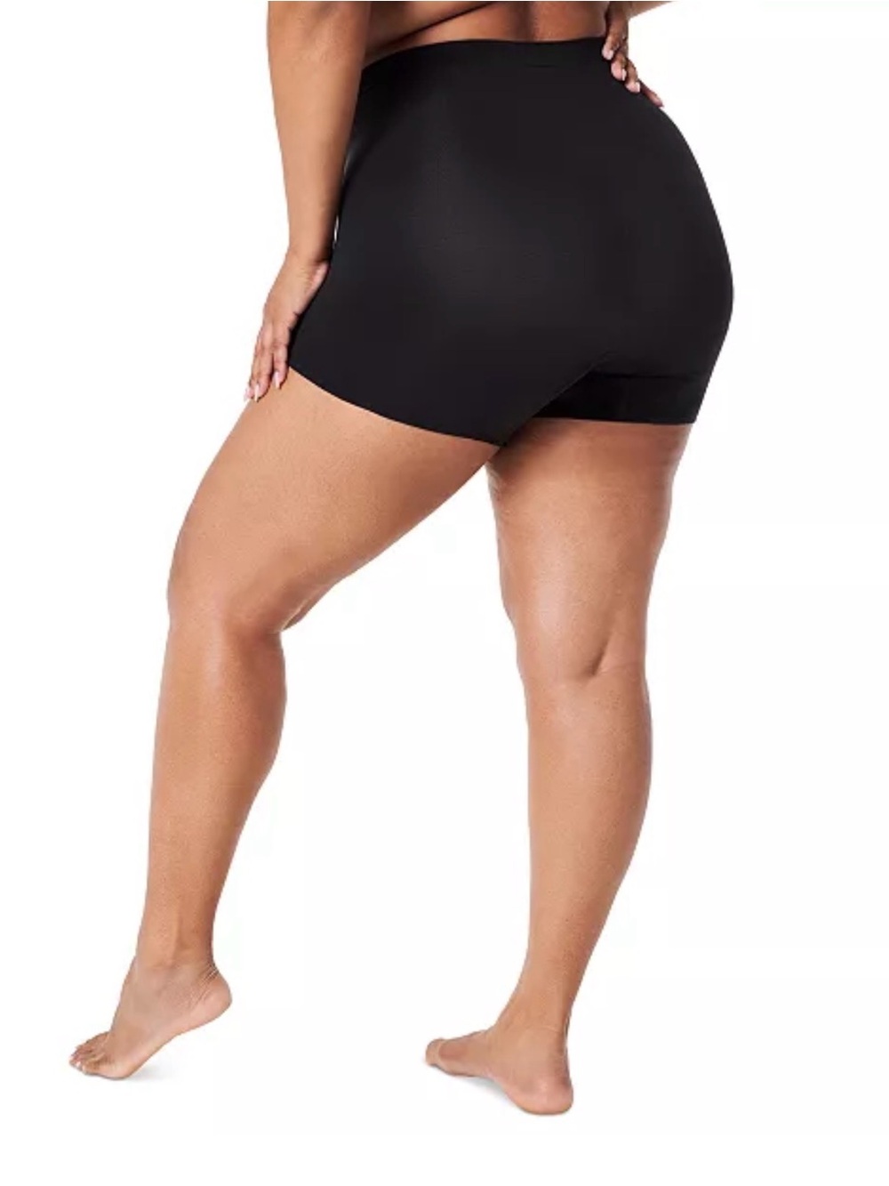 Assets By Spanx Black High-Waist Shaping Shorts - Picture 2 of 6